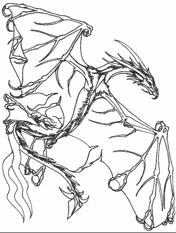 Coloring page: Dragon (Animals) #5716 - Free Printable Coloring Pages