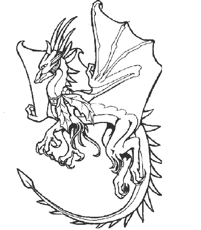 Coloring page: Dragon (Animals) #5717 - Free Printable Coloring Pages