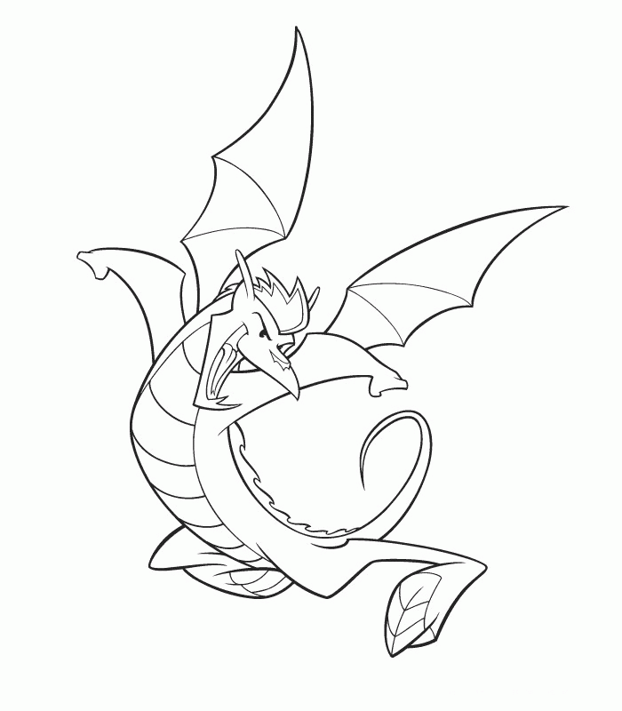 Coloring page: Dragon (Animals) #5747 - Free Printable Coloring Pages