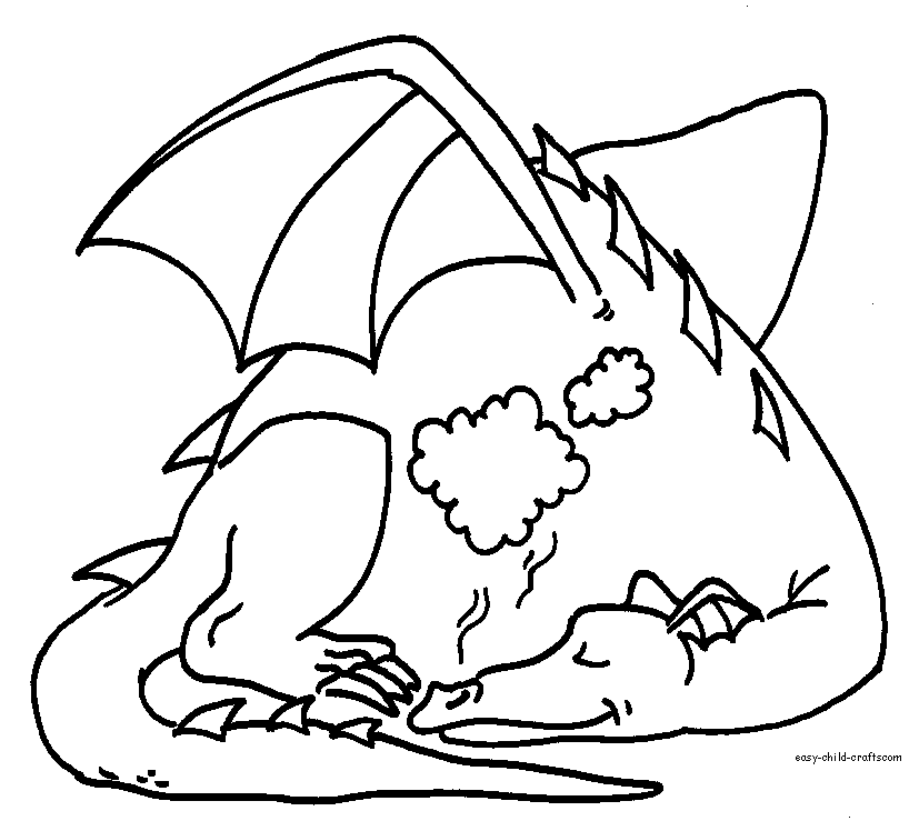 Coloring page: Dragon (Animals) #5760 - Free Printable Coloring Pages