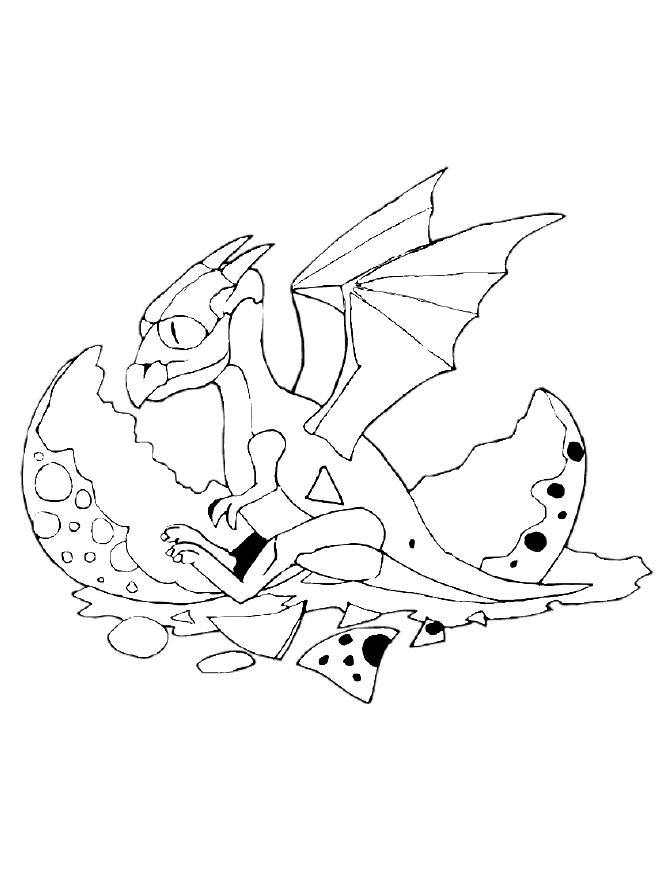 Coloring page: Dragon (Animals) #5852 - Free Printable Coloring Pages
