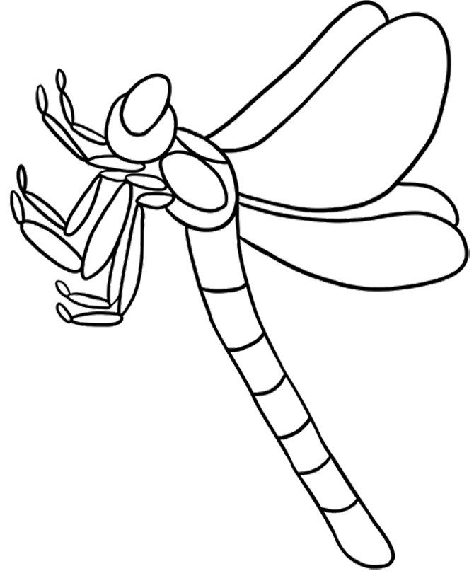 Coloring page: Dragonfly (Animals) #10001 - Free Printable Coloring Pages