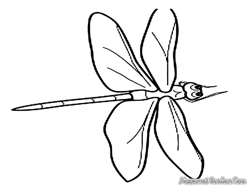 Coloring page: Dragonfly (Animals) #10002 - Free Printable Coloring Pages