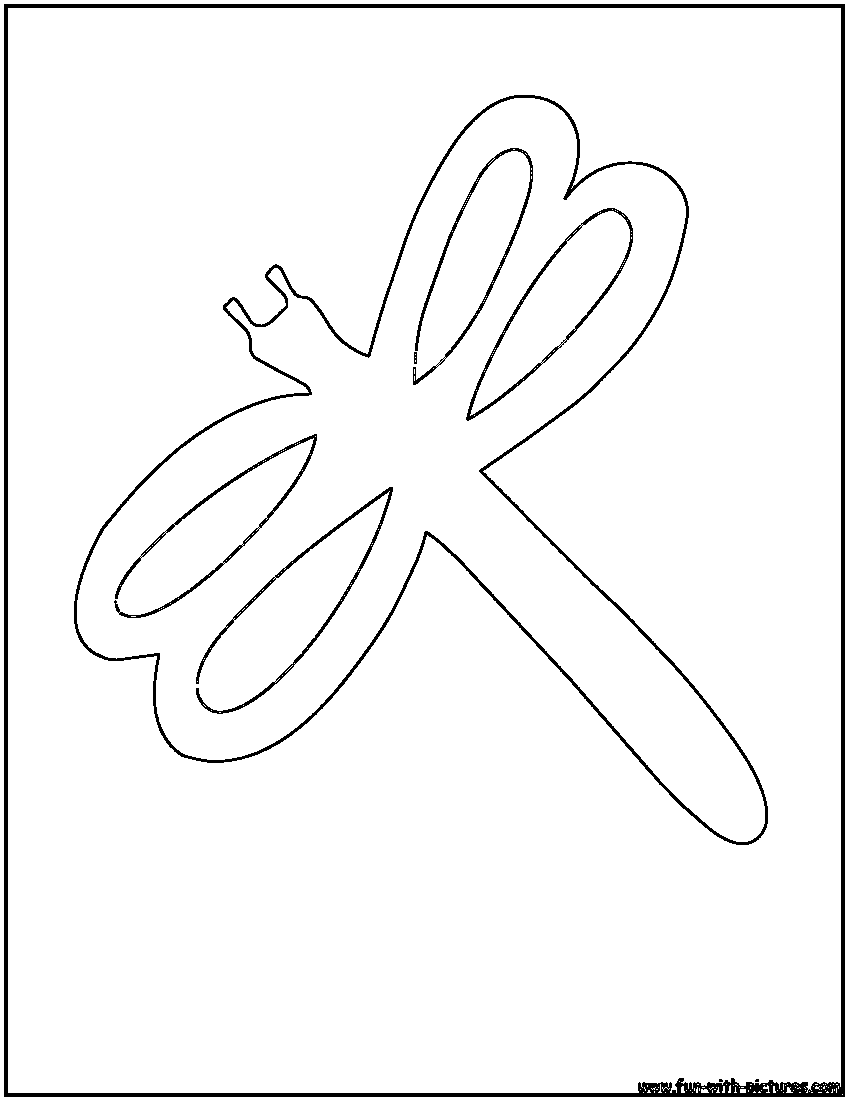 Coloring page: Dragonfly (Animals) #10004 - Free Printable Coloring Pages