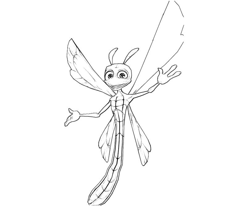 Coloring page: Dragonfly (Animals) #10009 - Free Printable Coloring Pages