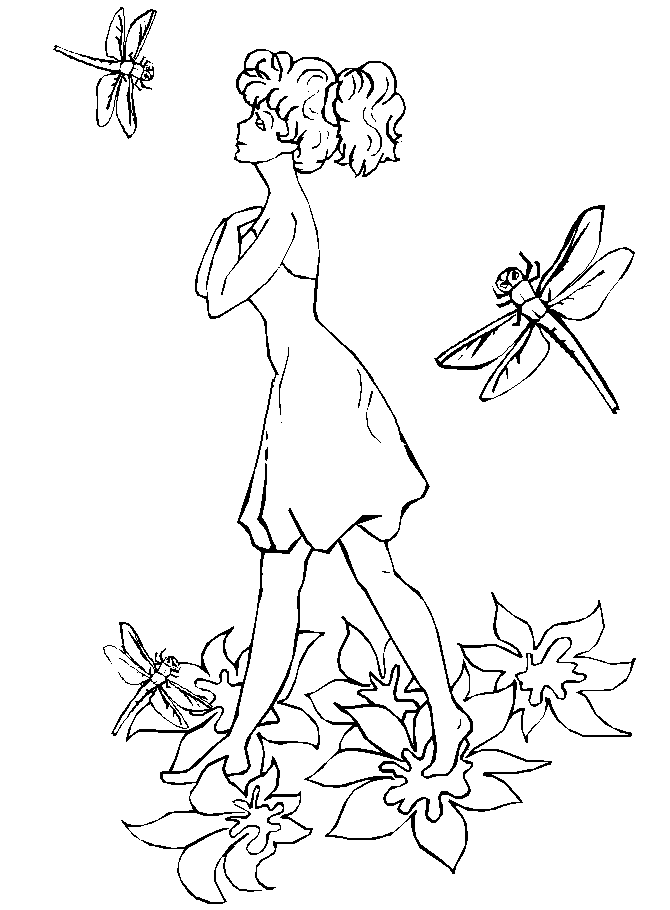 Coloring page: Dragonfly (Animals) #10012 - Free Printable Coloring Pages