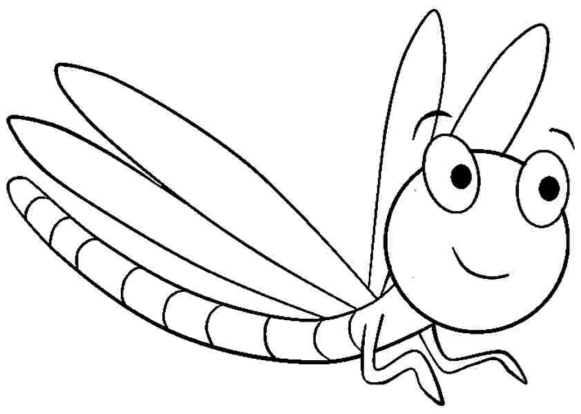 Coloring page: Dragonfly (Animals) #10017 - Free Printable Coloring Pages