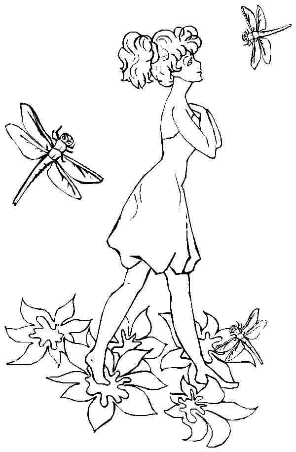 Coloring page: Dragonfly (Animals) #10054 - Free Printable Coloring Pages
