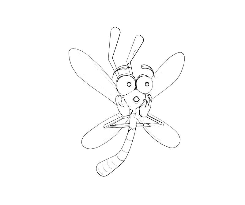 Coloring page: Dragonfly (Animals) #10063 - Free Printable Coloring Pages