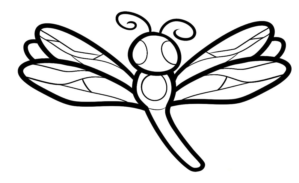 Coloring page: Dragonfly (Animals) #10072 - Free Printable Coloring Pages