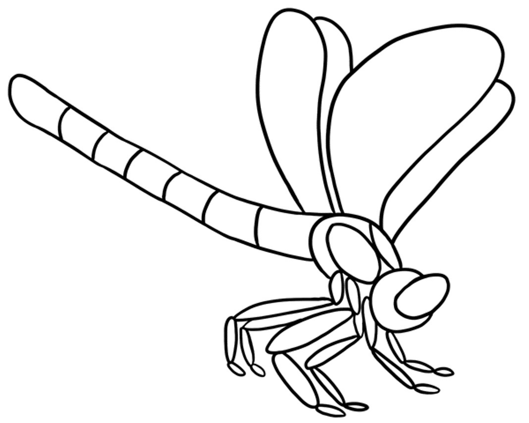 Coloring page: Dragonfly (Animals) #9886 - Free Printable Coloring Pages