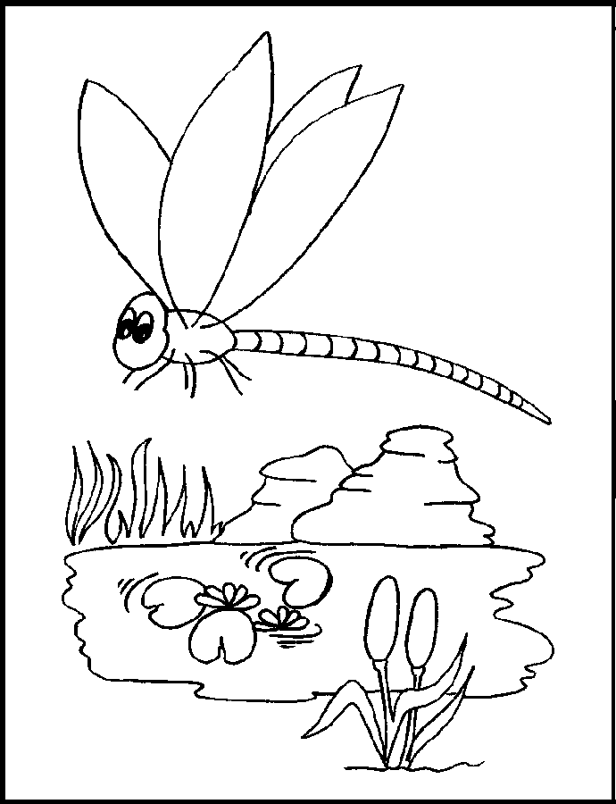 Coloring page: Dragonfly (Animals) #9890 - Free Printable Coloring Pages