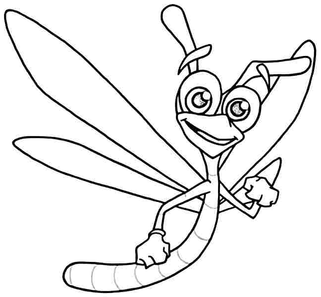 Coloring page: Dragonfly (Animals) #9942 - Free Printable Coloring Pages