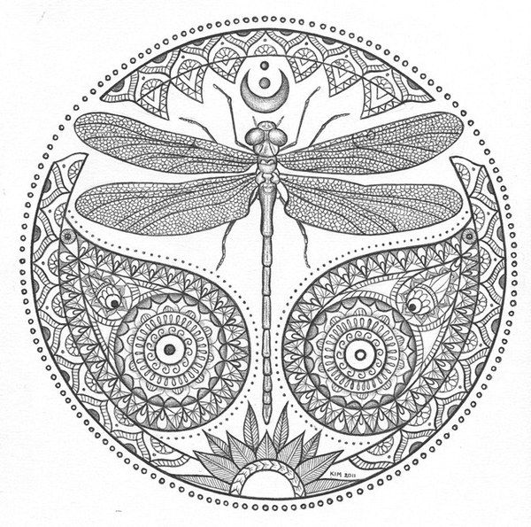 Coloring page: Dragonfly (Animals) #9951 - Free Printable Coloring Pages
