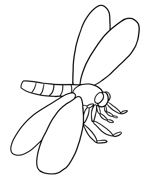 Coloring page: Dragonfly (Animals) #9953 - Free Printable Coloring Pages