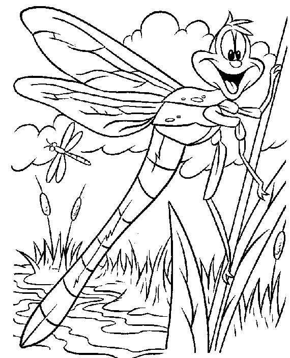 Coloring page: Dragonfly (Animals) #9956 - Free Printable Coloring Pages