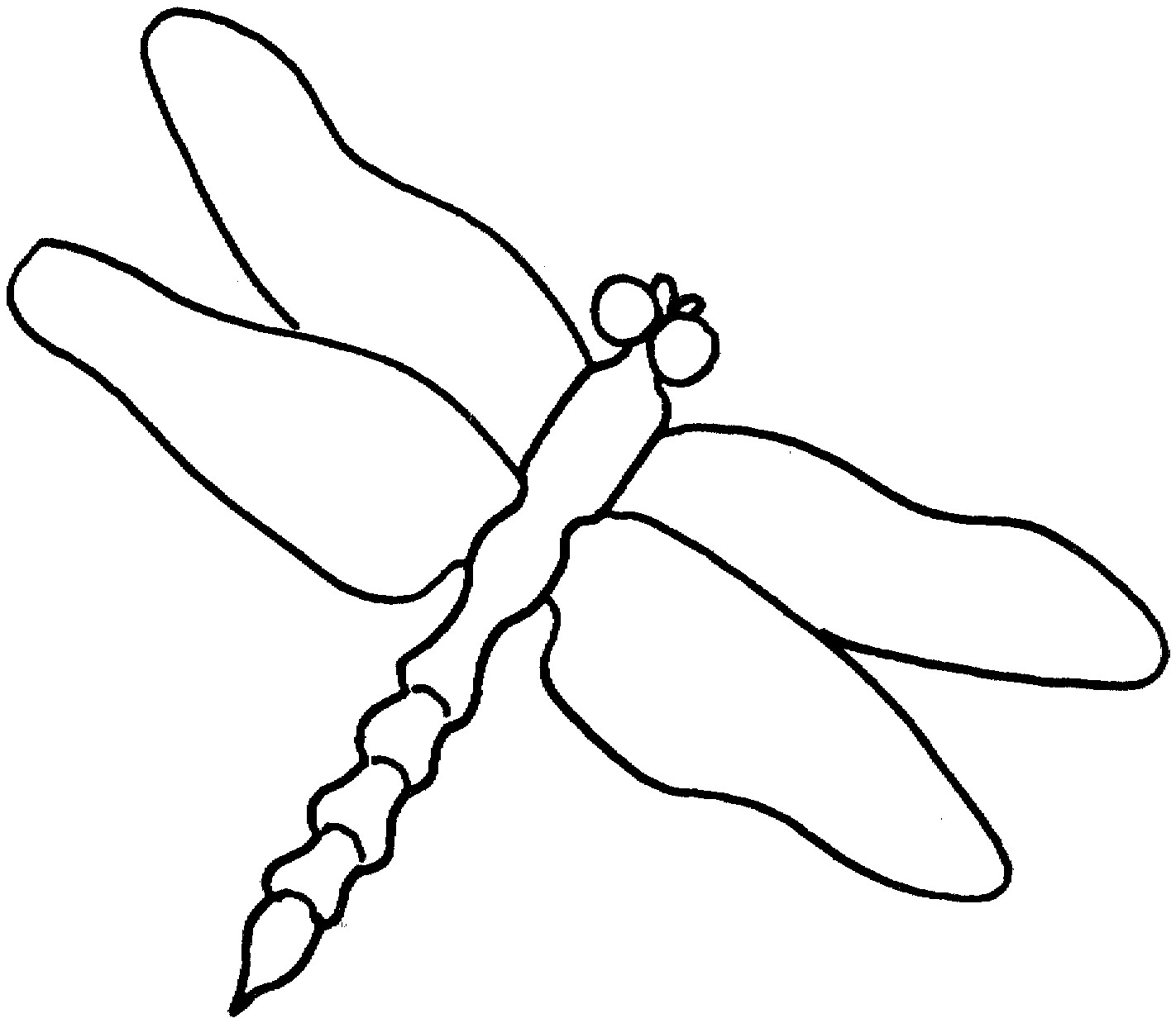 Coloring page: Dragonfly (Animals) #9958 - Free Printable Coloring Pages