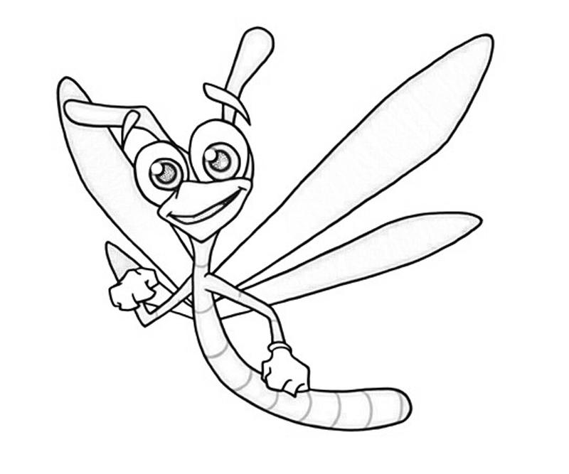 Coloring page: Dragonfly (Animals) #9994 - Free Printable Coloring Pages