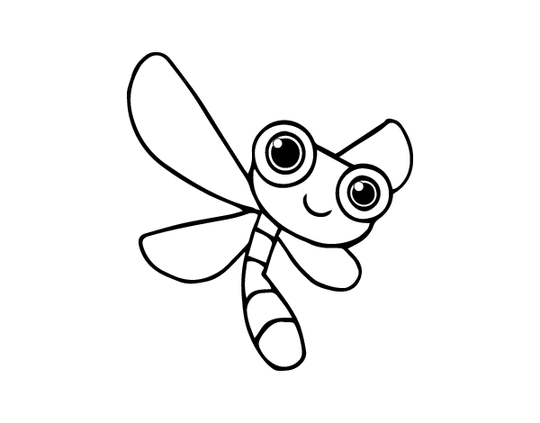 Coloring page: Dragonfly (Animals) #9998 - Free Printable Coloring Pages