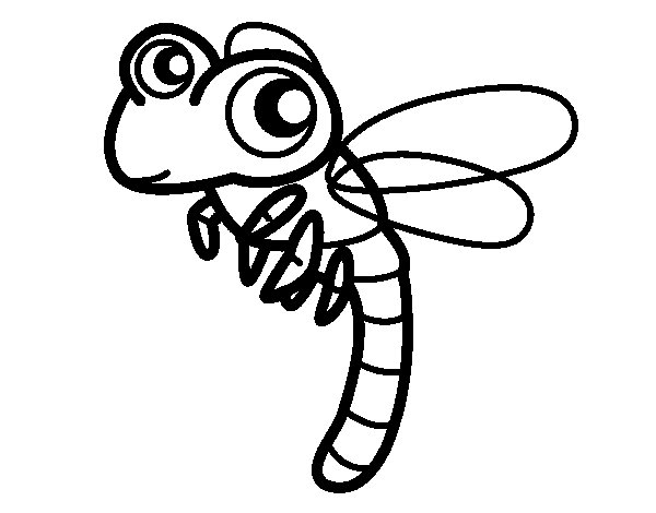 Coloring page: Dragonfly (Animals) #9999 - Free Printable Coloring Pages