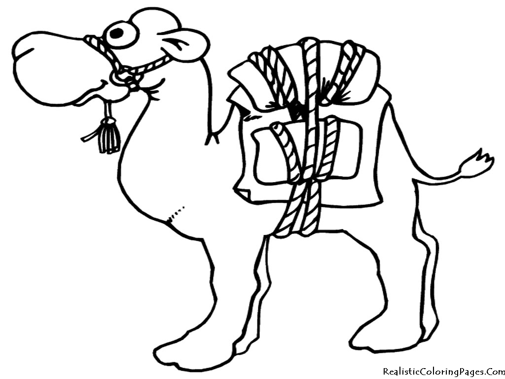 Coloring page: Dromedary (Animals) #5906 - Free Printable Coloring Pages