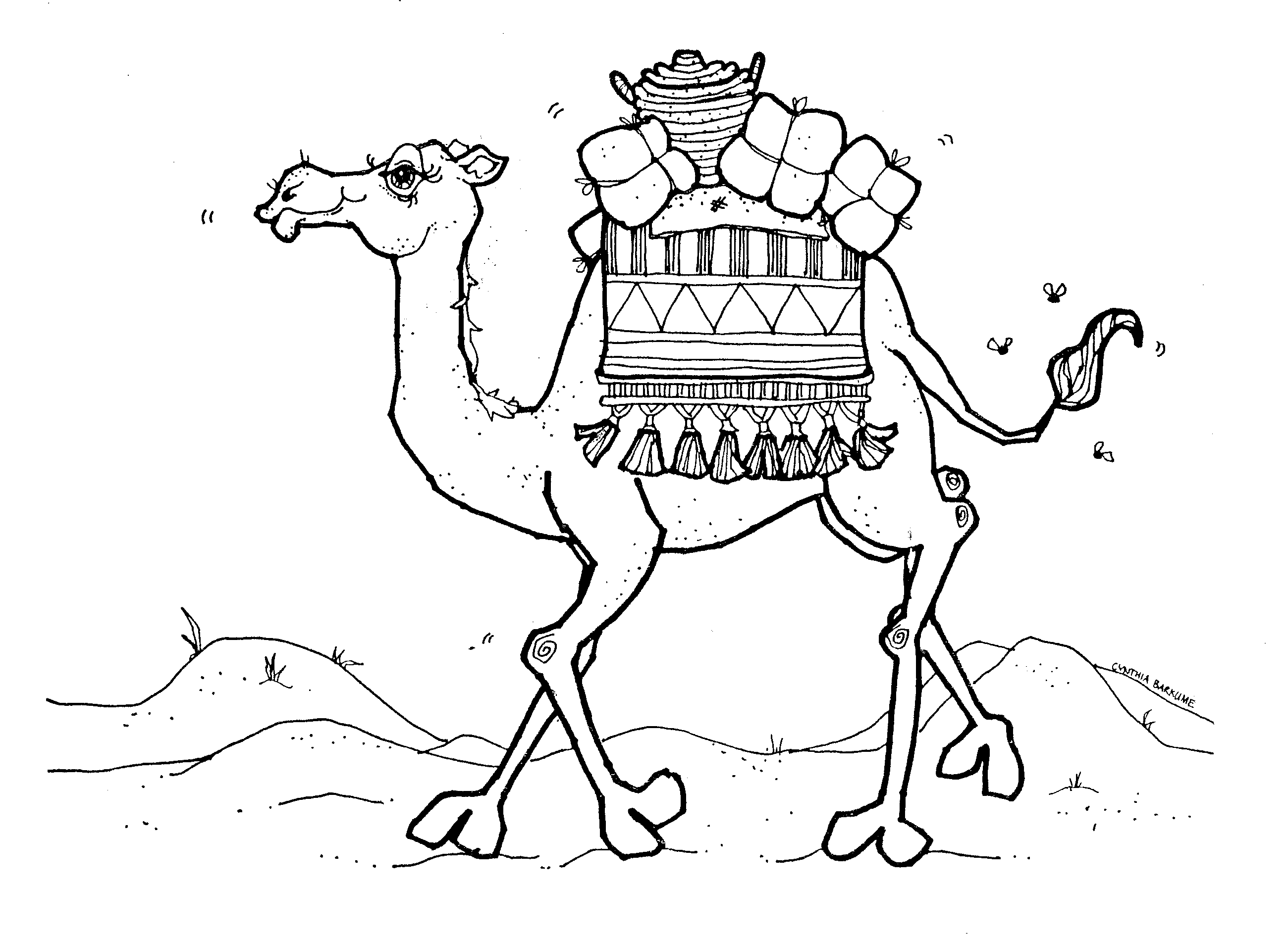 coloring-pages-of-camels-these-alphabet-coloring-sheets-will-help