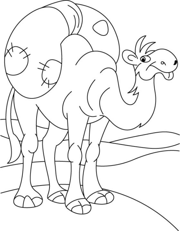 Coloring page: Dromedary (Animals) #5995 - Free Printable Coloring Pages