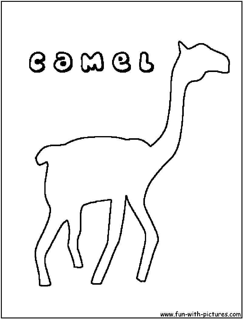 Coloring page: Dromedary (Animals) #6075 - Free Printable Coloring Pages