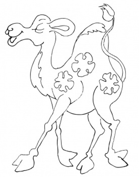 Coloring page: Dromedary (Animals) #6085 - Free Printable Coloring Pages