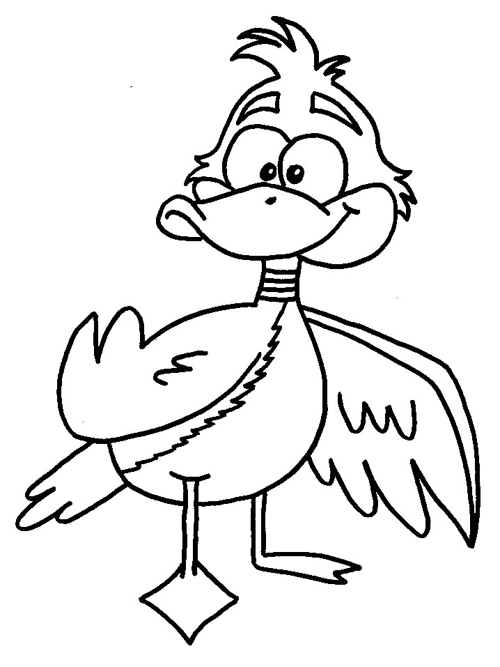 Coloring page: Duck (Animals) #1483 - Free Printable Coloring Pages