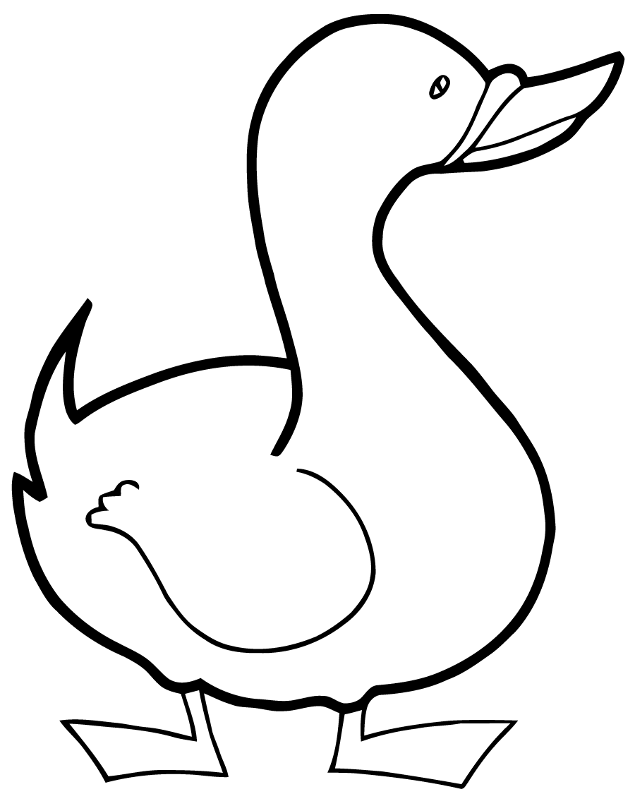 Coloring page: Duck (Animals) #1484 - Free Printable Coloring Pages