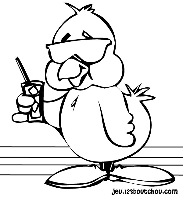 Coloring page: Duck (Animals) #1520 - Free Printable Coloring Pages