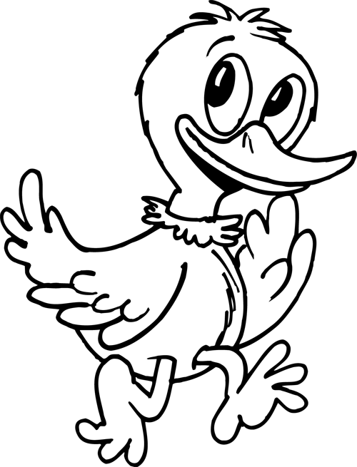 Coloring page: Duck (Animals) #1523 - Free Printable Coloring Pages