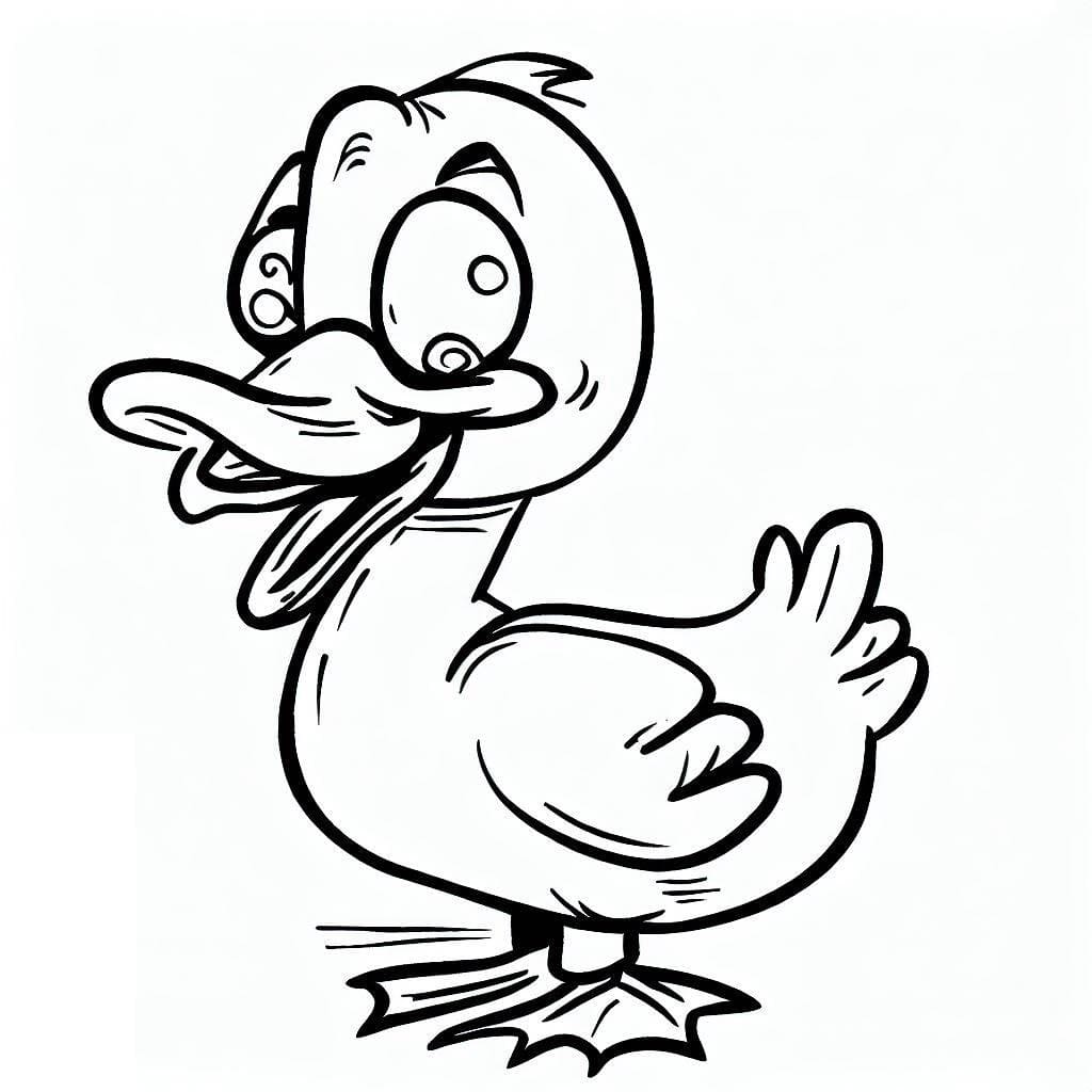 Free printable Duck coloring page #185483 from Animals collection