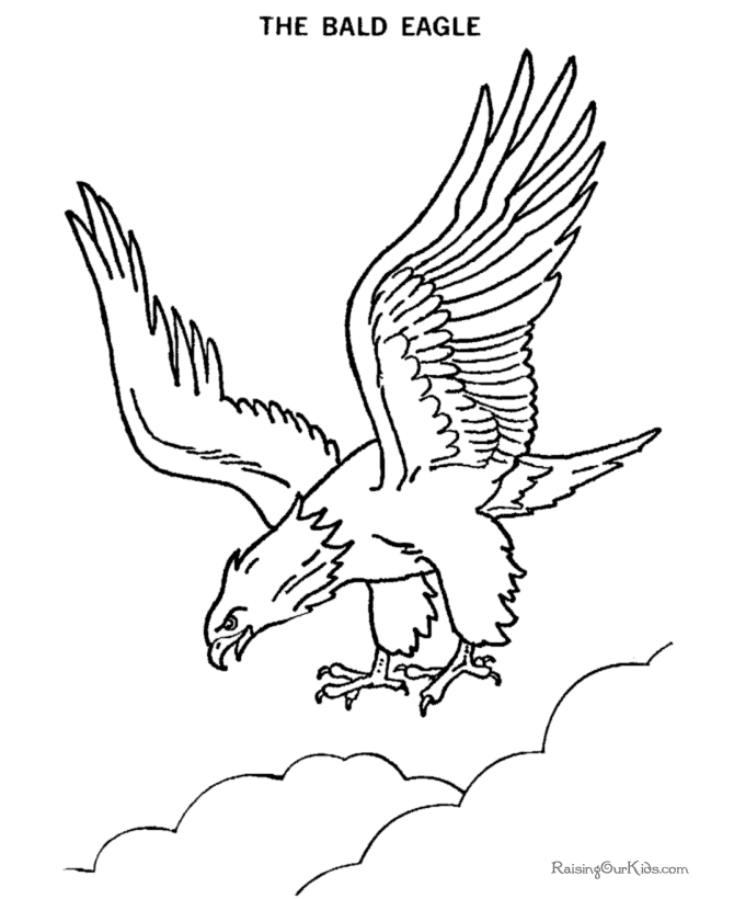 Coloring page: Eagle (Animals) #293 - Free Printable Coloring Pages