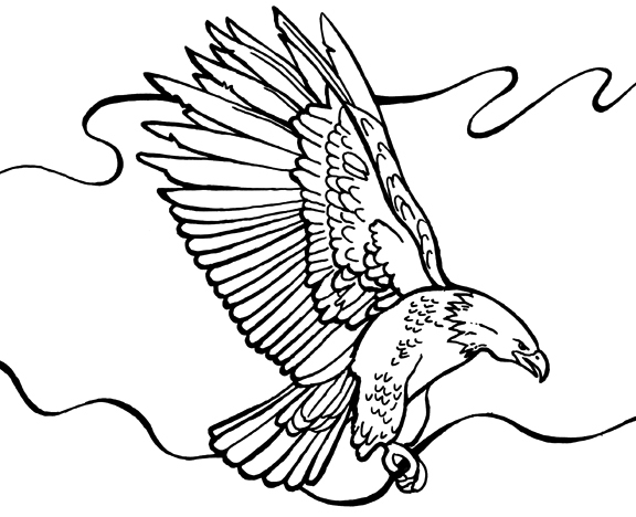 Coloring page: Eagle (Animals) #333 - Free Printable Coloring Pages