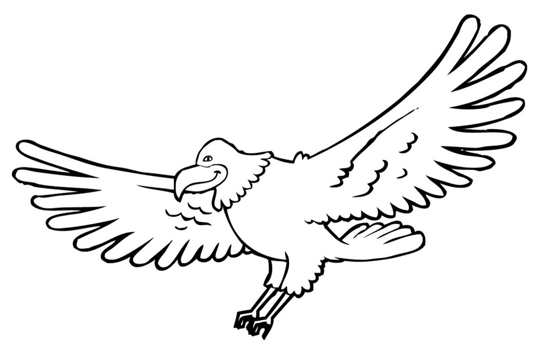 Download Eagle 360 Animals Printable Coloring Pages