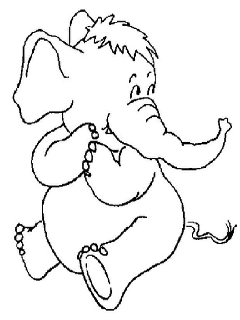 Free printable Elephant coloring page #175062 from Animals collection