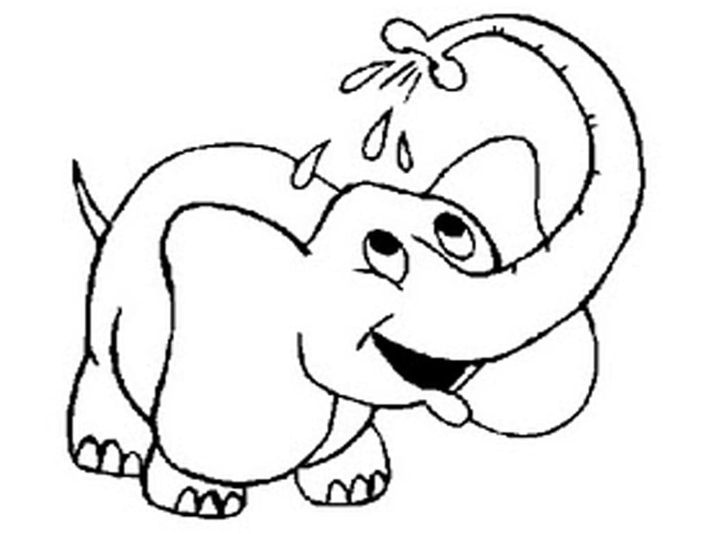 Free printable Elephant coloring page #175080 from Animals collection
