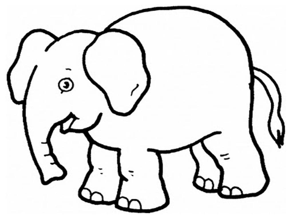 Free printable Elephant coloring page #175090 from Animals collection