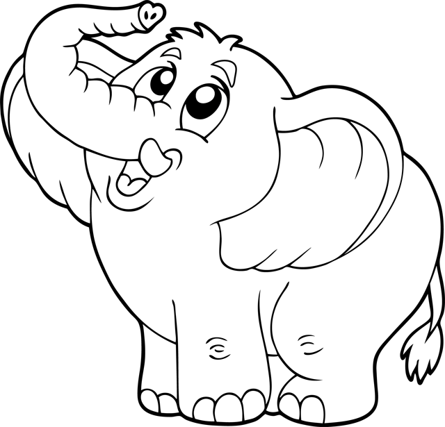 Coloring page: Elephant (Animals) #6296 - Free Printable Coloring Pages