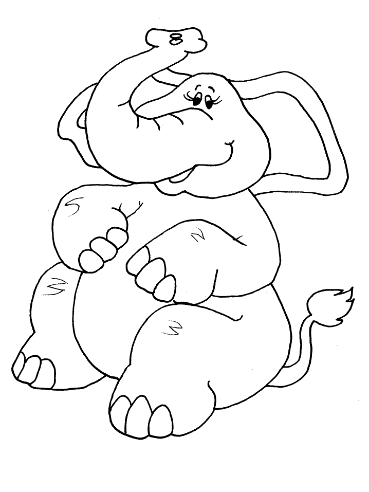Coloring page: Elephant (Animals) #6308 - Free Printable Coloring Pages