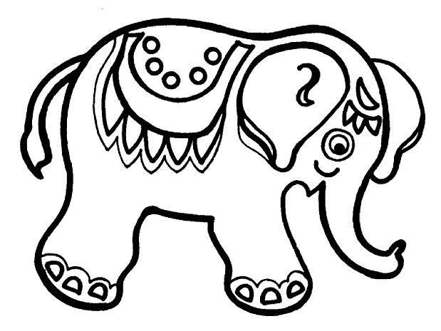 Coloring page: Elephant (Animals) #6323 - Free Printable Coloring Pages