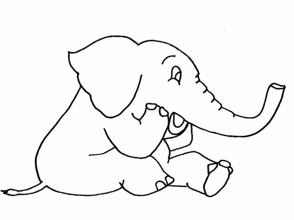 Coloring page: Elephant (Animals) #6331 - Free Printable Coloring Pages