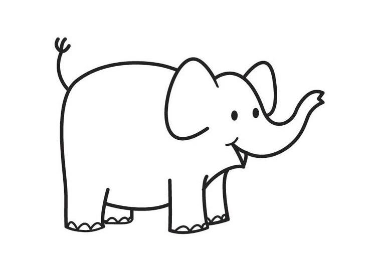 Coloring page: Elephant (Animals) #6334 - Free Printable Coloring Pages