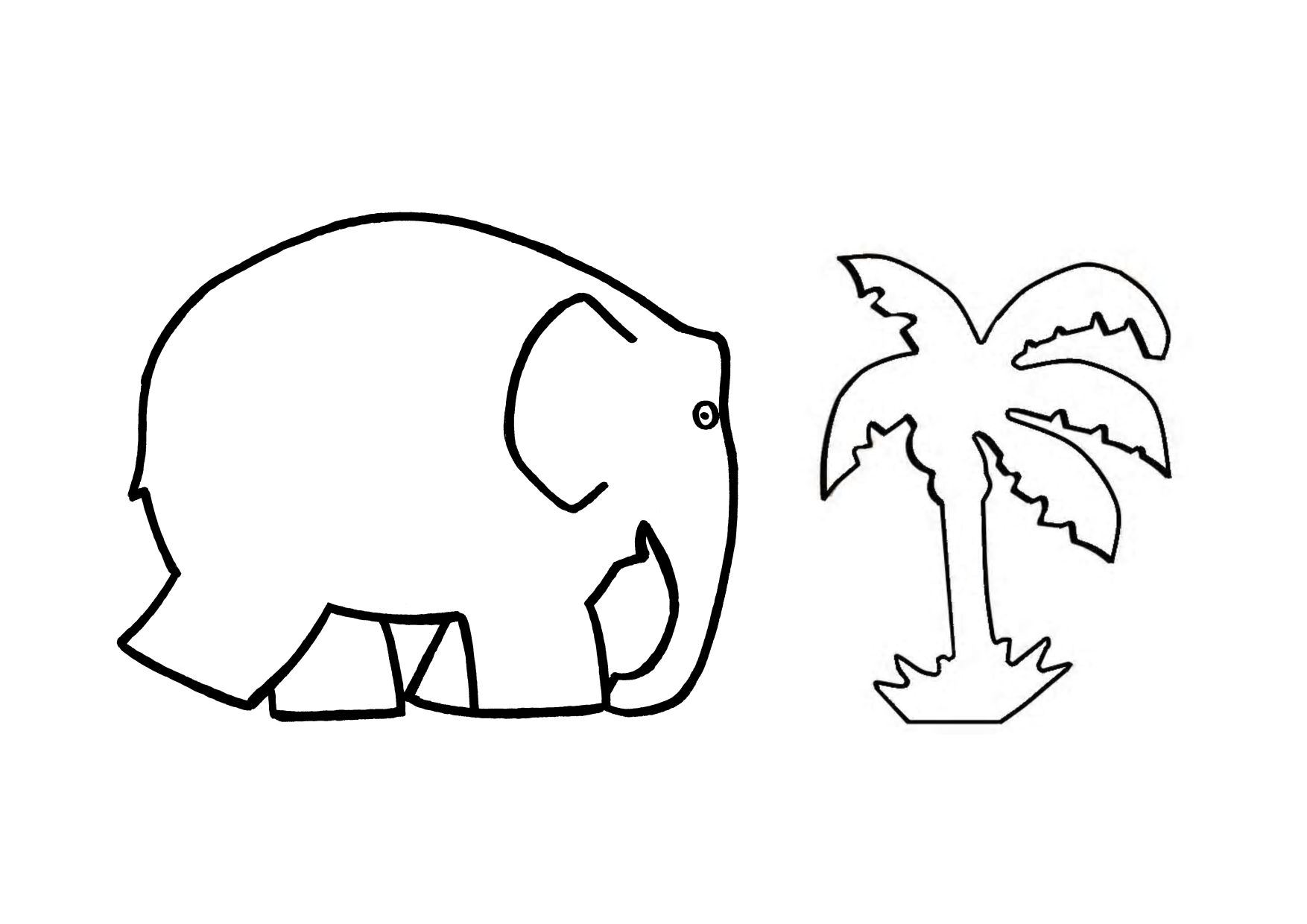 Coloring page: Elephant (Animals) #6352 - Free Printable Coloring Pages