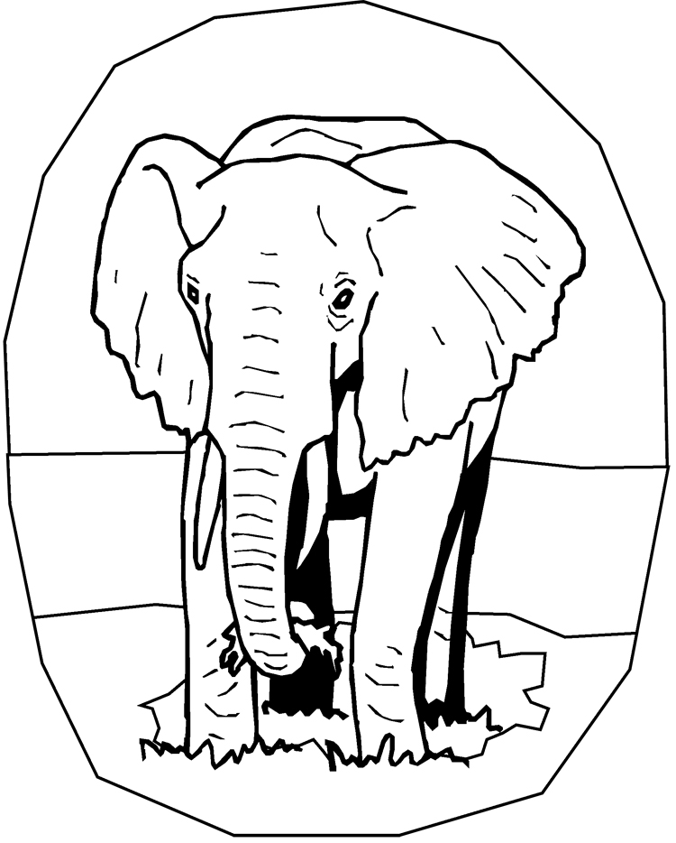 Coloring page: Elephant (Animals) #6362 - Free Printable Coloring Pages