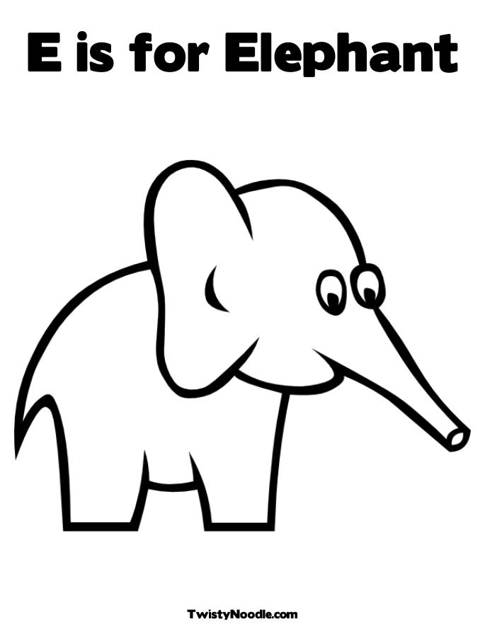 Coloring page: Elephant (Animals) #6363 - Free Printable Coloring Pages