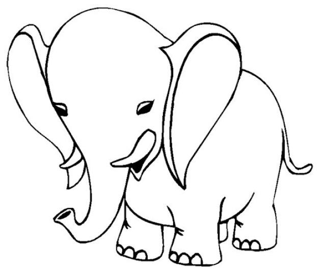 Coloring page: Elephant (Animals) #6367 - Free Printable Coloring Pages