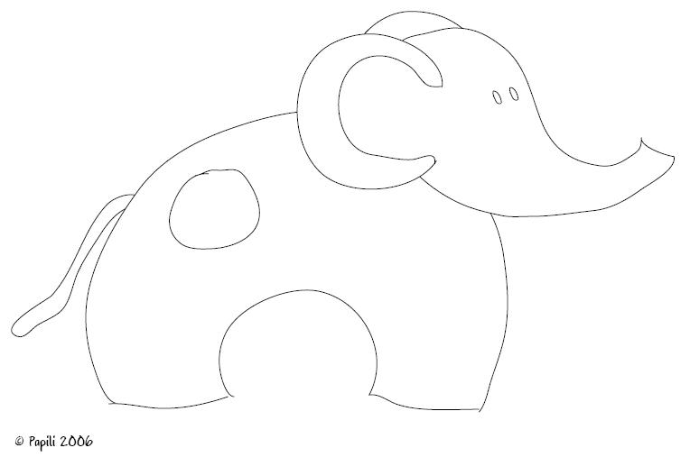 Coloring page: Elephant (Animals) #6378 - Free Printable Coloring Pages